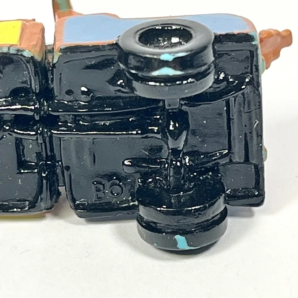 Disney Pixar Cars Mini Racers Mater Blue Primer Yellow Door Metal Diecast Loose